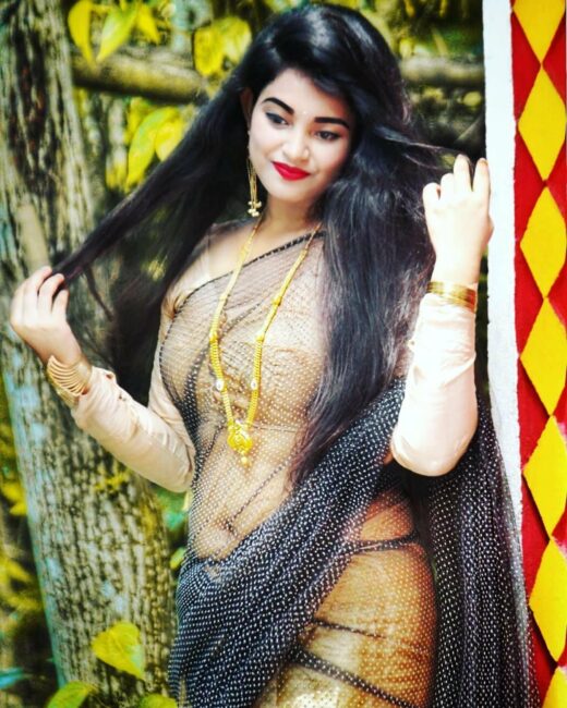Beautiful Woman India | Desi Beauty Girl Traditional Dress Stock Photo, Picture