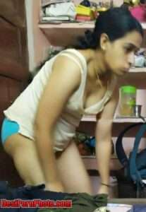 Indian Wife Naked In Blue Panty