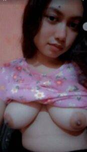 Cute Bangala Girl Topless Showing Her Big Boobs4